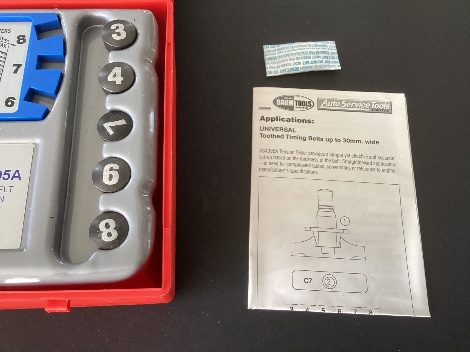 NEW Baum Tools AS4395A Universal Timing Belt Tension Tester Free Ship