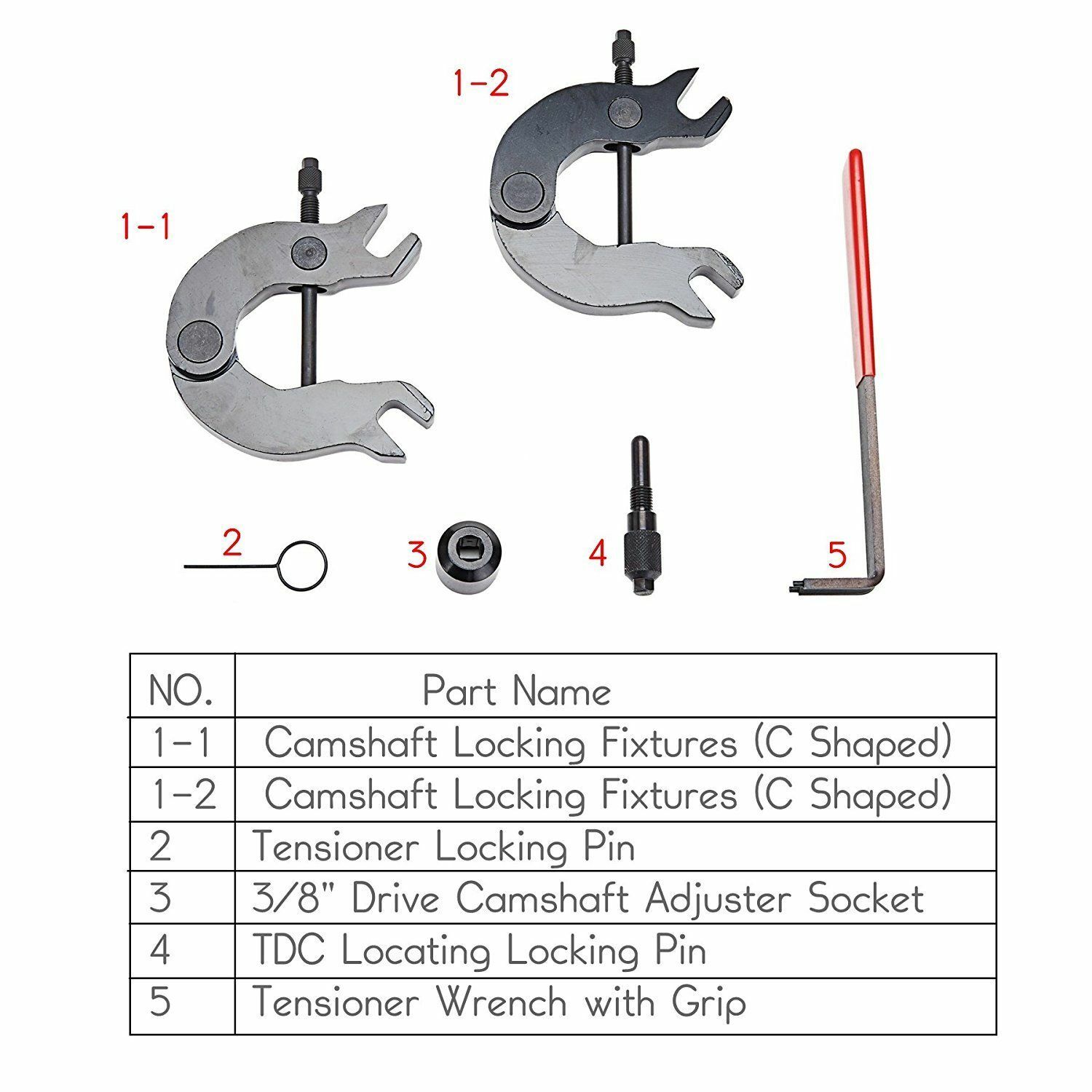 Master Camshaft Cam Alignment Audi A4 A6 3.0L Locking Timing Repair Tools