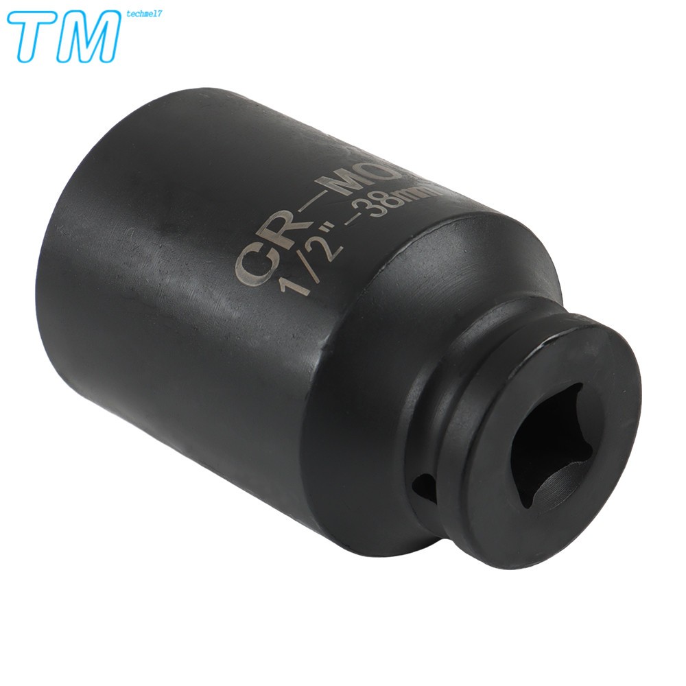 9× 29-38mm Impact Socket Tool Kit 1/2″ Drive Metric Axle Hub Nut Socket 6 Point