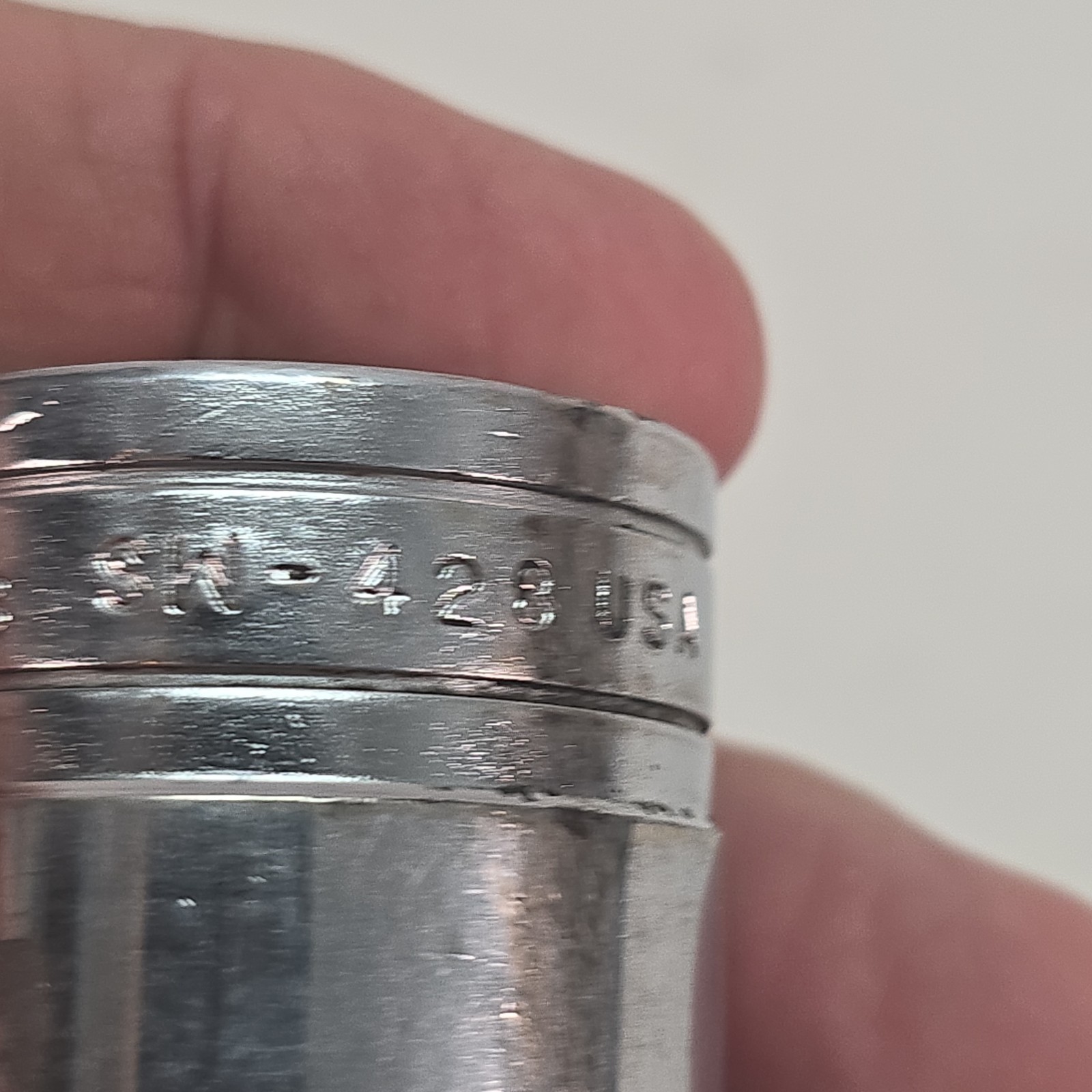 Snap-on 1/2″ Dr 8 Pt SAE Double Square Socket Set 13/16″ SW-428 & 7/8″ SW-426