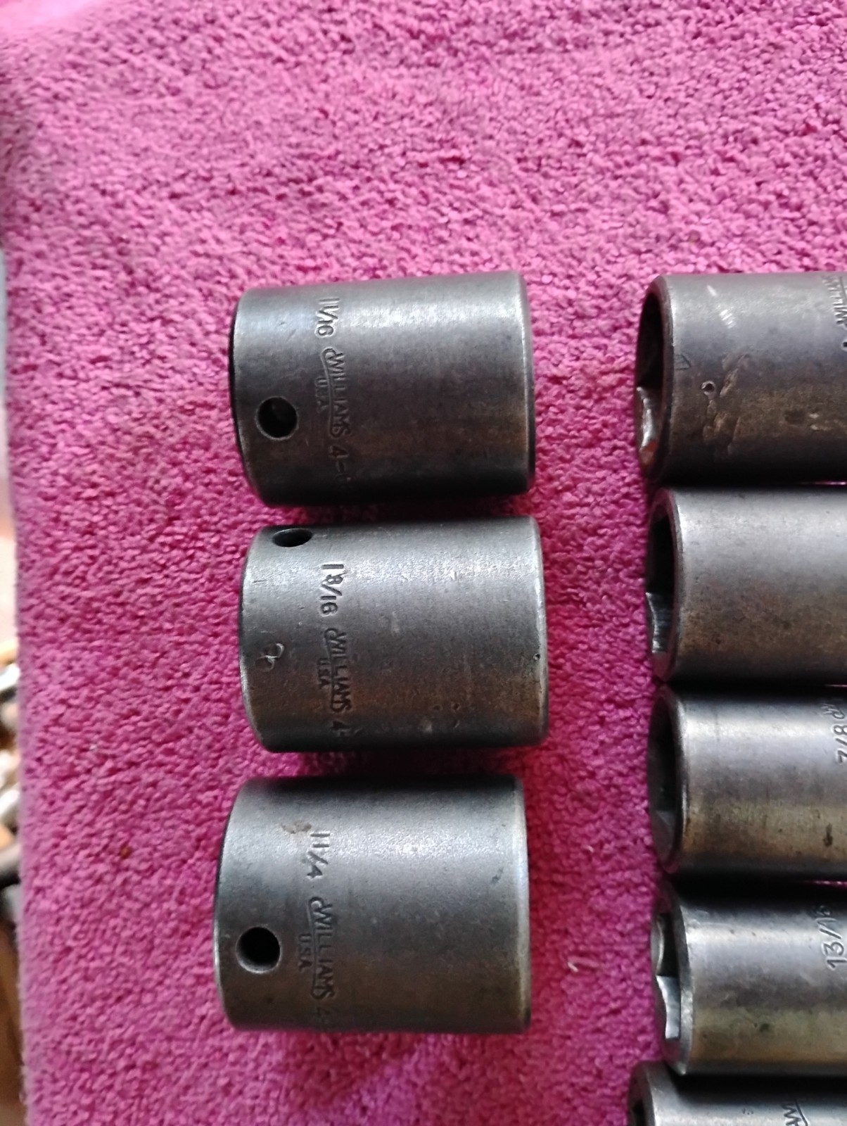 Williams Tools 1/2dr impact Sockets SAE 3/8-1 1/4″ MATCO 3/4 13/16 Flip Socket