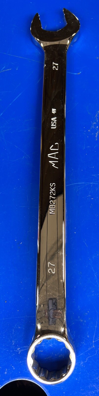 Mac Tools 27mm Combination Wrench 12pt Knuckle Saver Metric Jumbo MB272KS NEW