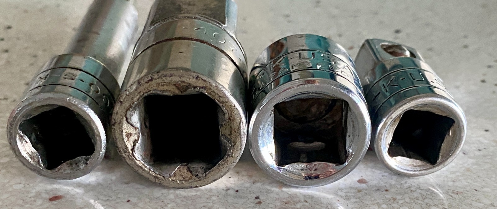 SK Tools Socket Adapter USA Lot of 4 3/8″ 1/2″ 3/4 #401 451 407 45160