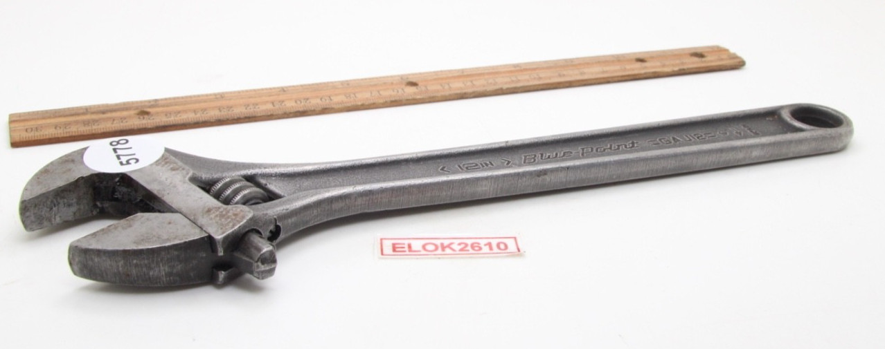 Blue-Point GAJ12 12″/300mm Adjustable Wrench 1-5/8″ Capacity