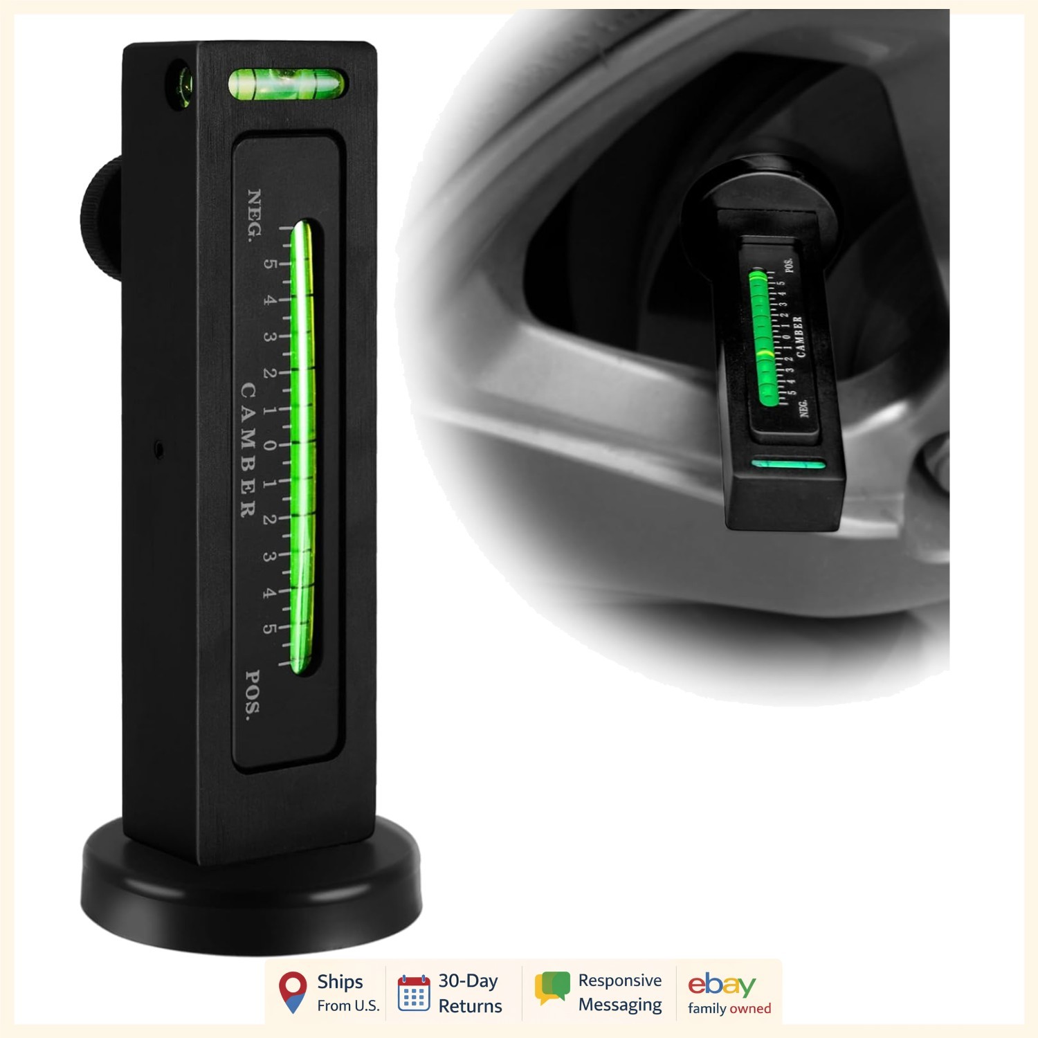 High Precision Camber Alignment Tool for Cars, Trucks and SUVs – Durable Design