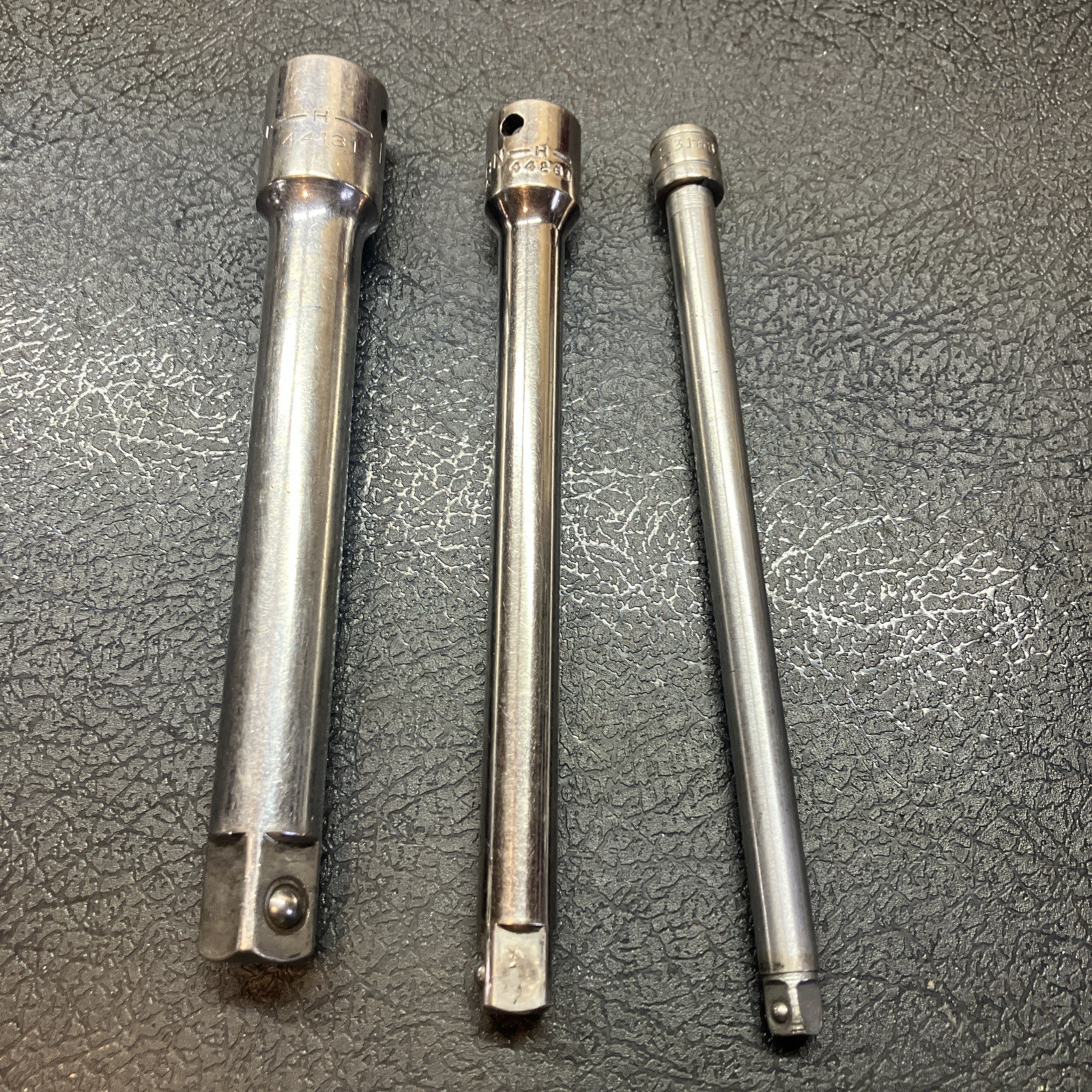 3- 6” Extensions 1/2”& 3/8” H Craftsman & 1/4”Walden Fair To Good Condition