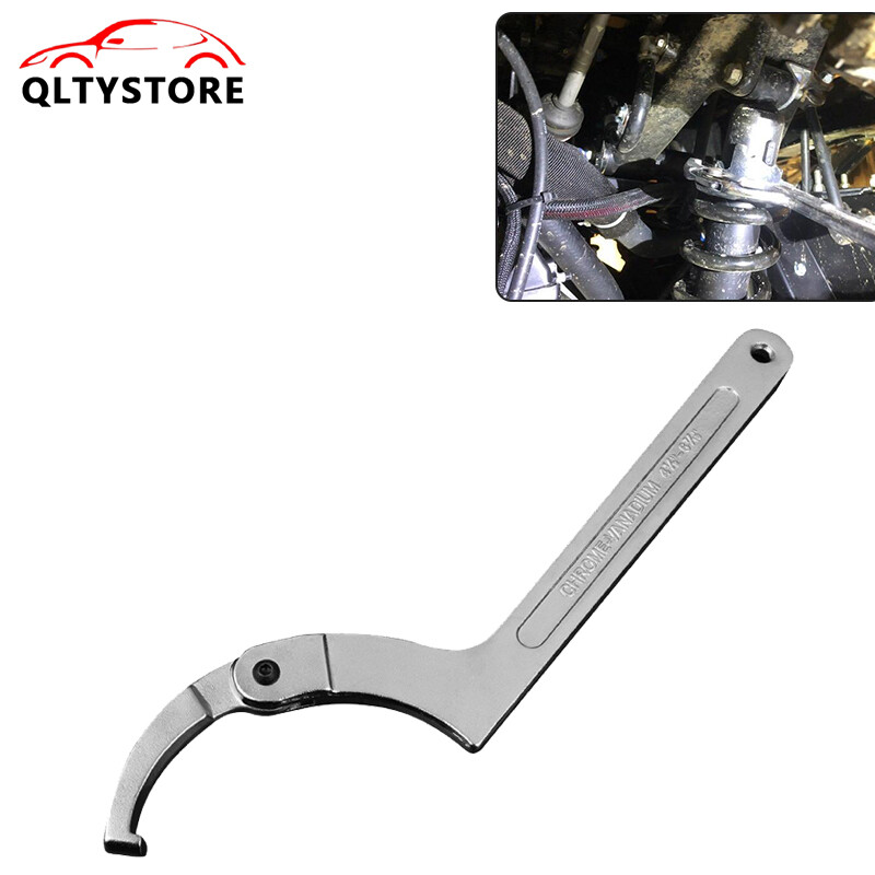 Adjustable Hook Wrench 115-170mm C Flat Spanner Tool Slotted Retaining Universal