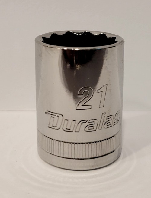 Duralast 1/2″ Drive 21mm 12 Point Socket 50-210 Chrome