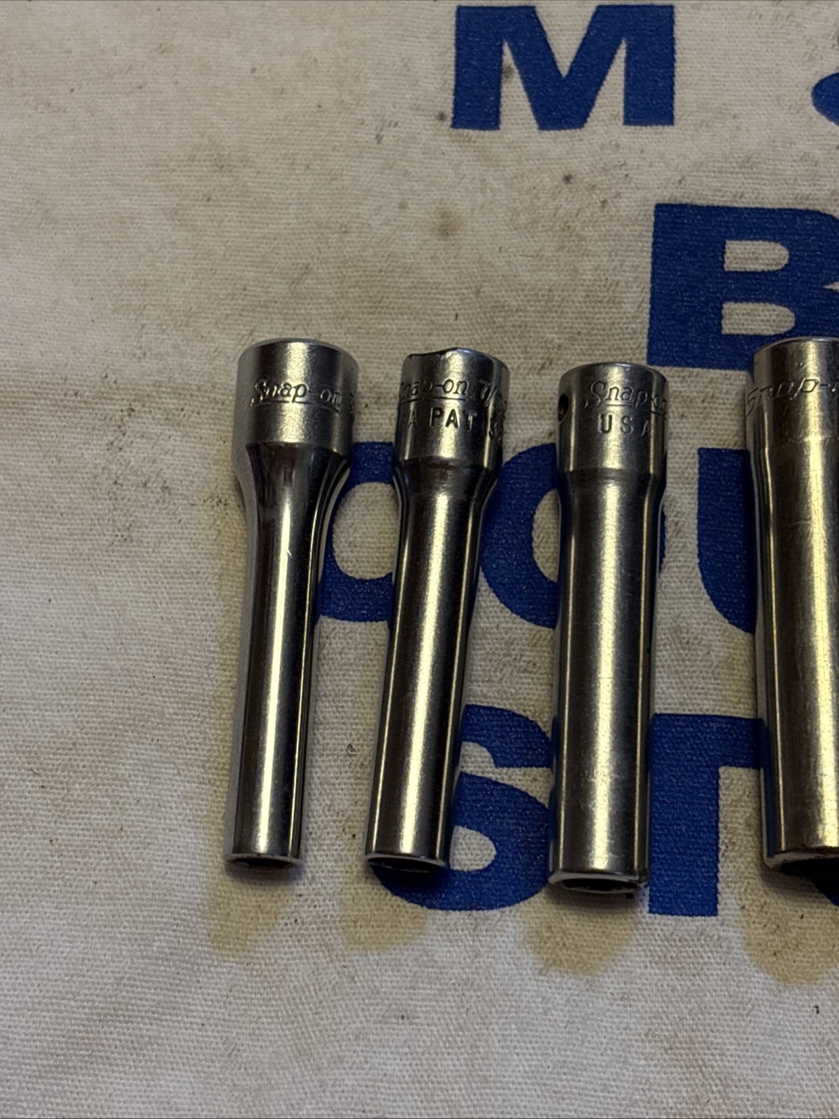 Snap-on Tools USA 1/4″ Drive 8pc SAE 6pt Deep Socket Set (3/16- 9/16) STM