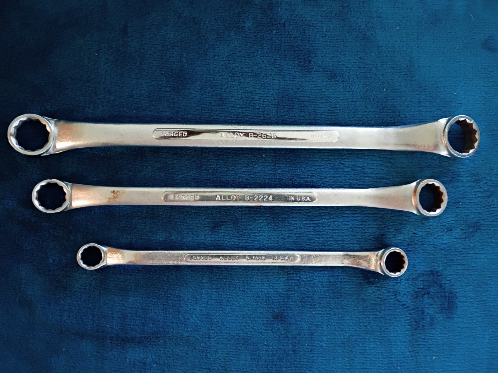 SK Tools Box Wrench Lot Of 3 B-2024, B2628, B1618