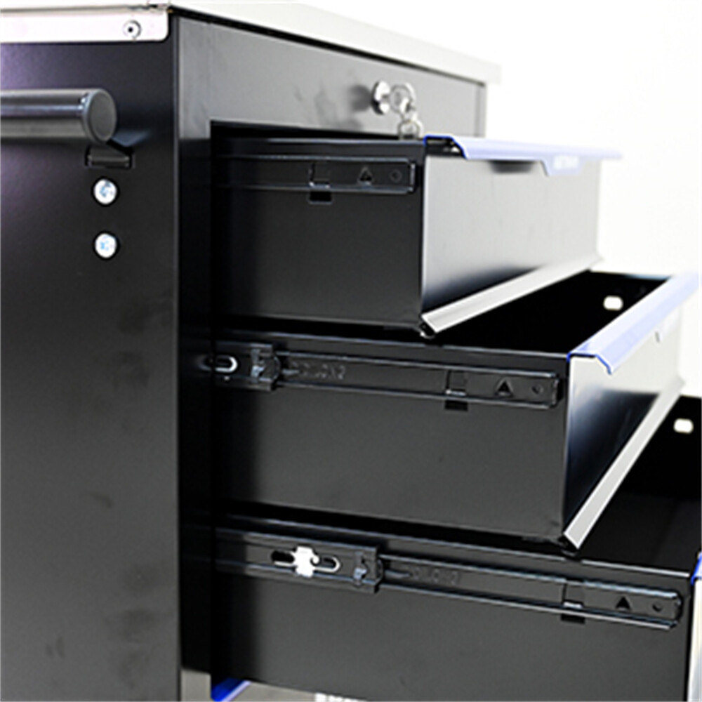 6 Drawers Rolling Tool Box Cart Tool Storage Cabinet Steel Tool Chest w/ Wheels