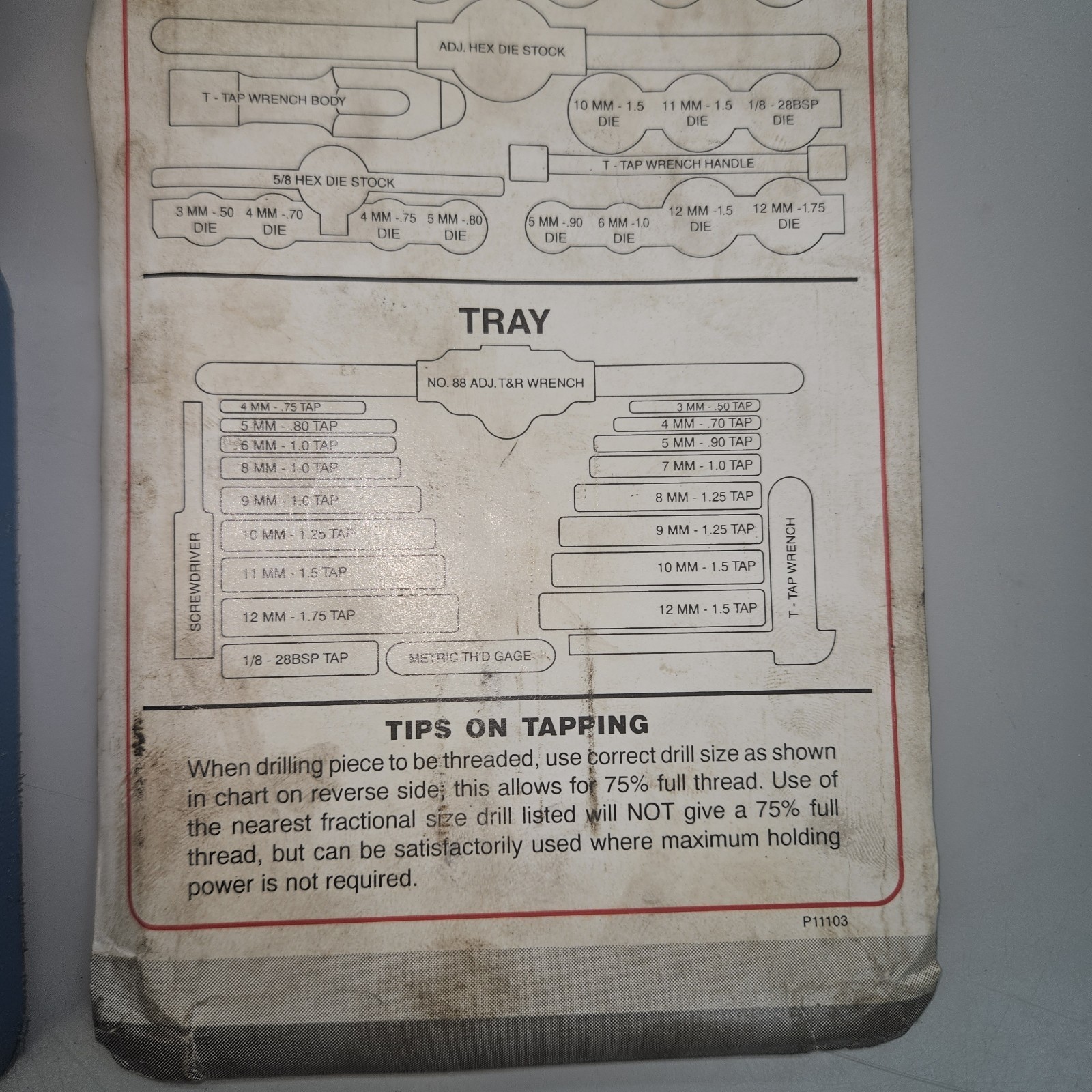 Matco Metric 6312 Tap and Die Super Set – Complete Set