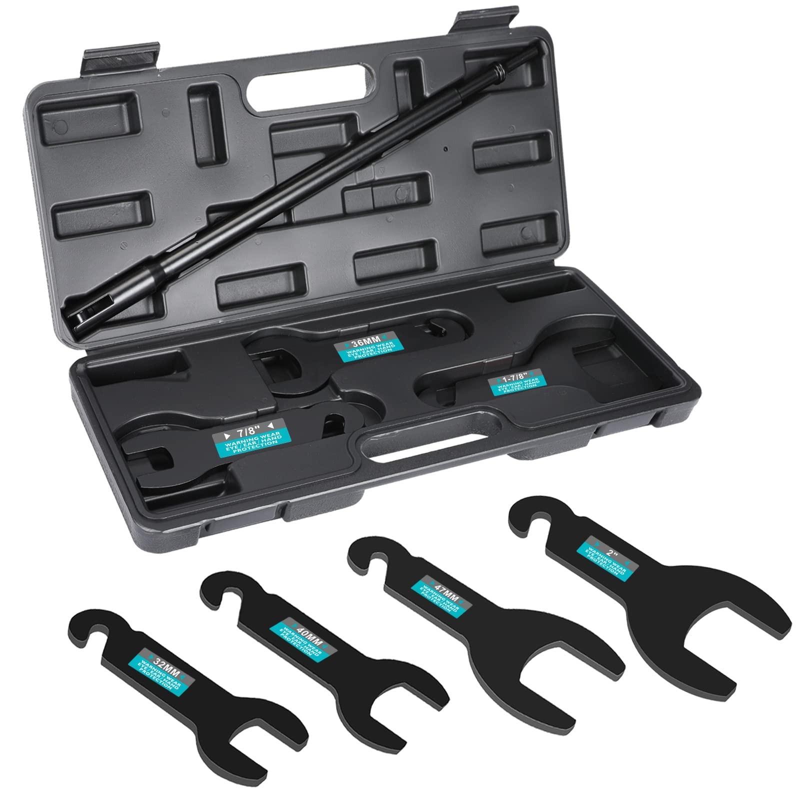 8pcs Fan Clutch Removal Tool Kit – Pneumatic Tool for Jeep, Ford, GM, Chrysler