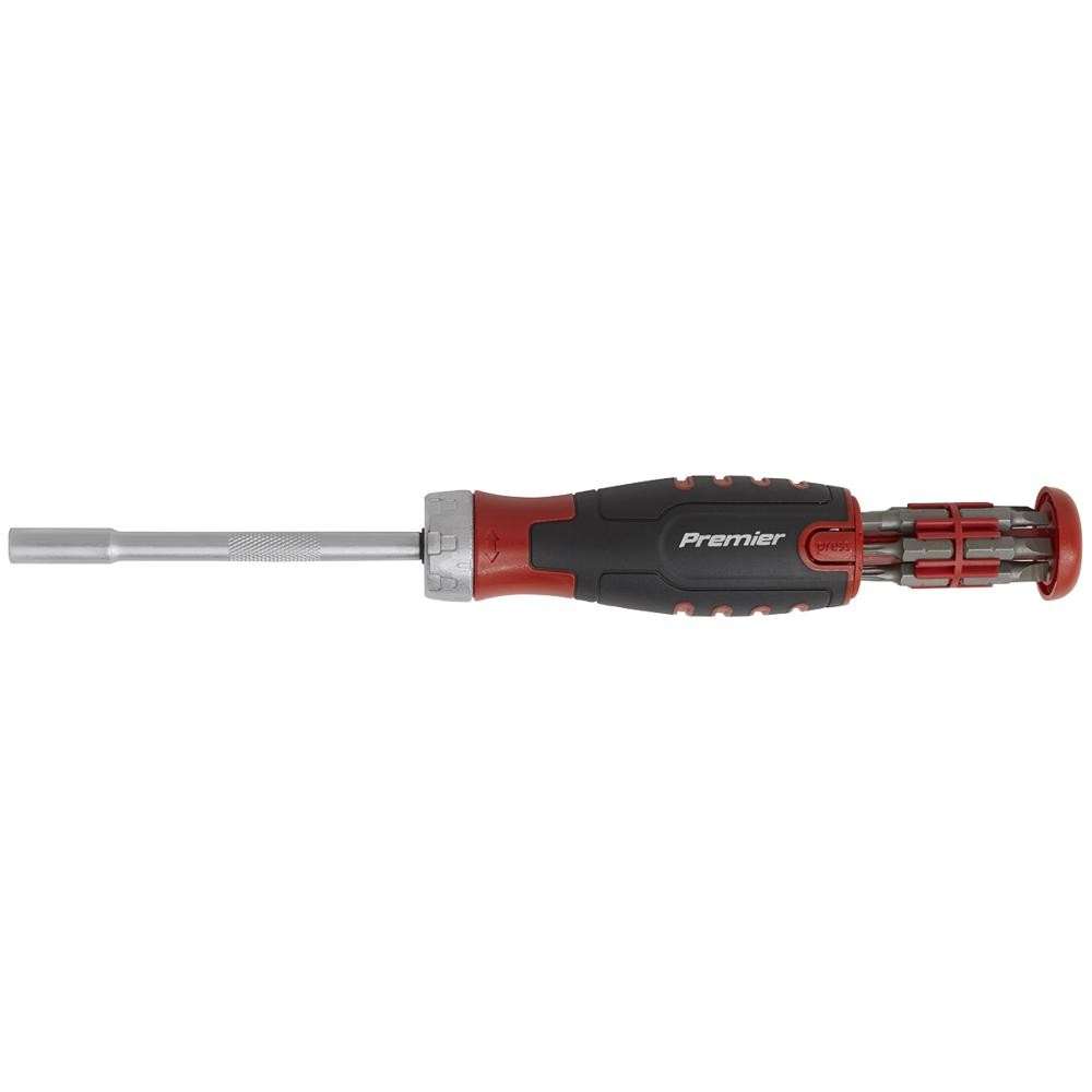 Sealey 12 Piece Ratchet Bit Holder Screwdriver Set