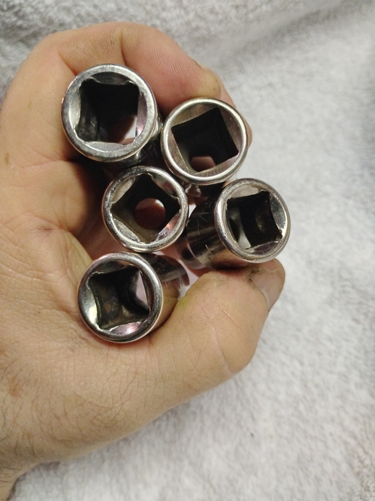 Vintage Craftsman 1/2″ Drive 6 Point Lot 9 Sockets