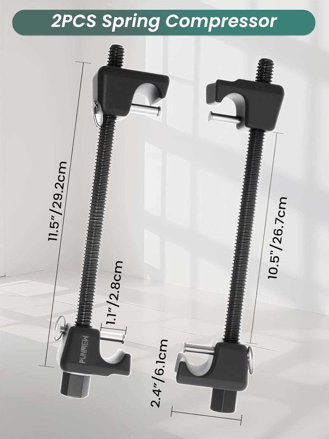 Coil Spring Compressor Tool 2Pcs Macpherson Strut Set for Suspension Repair