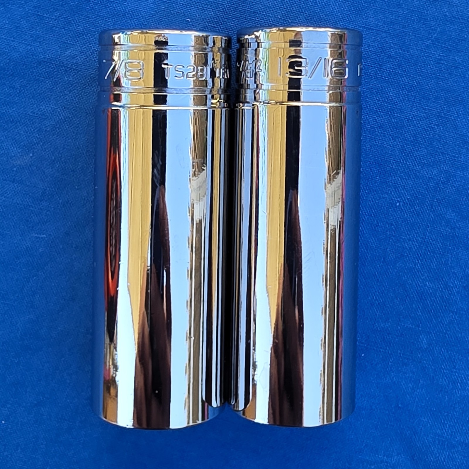Snapon TS281 & TS261 SAE Flank Drive 13/16″ & 7/8″Deep Socket 1/2″ Drive 6 Pt.