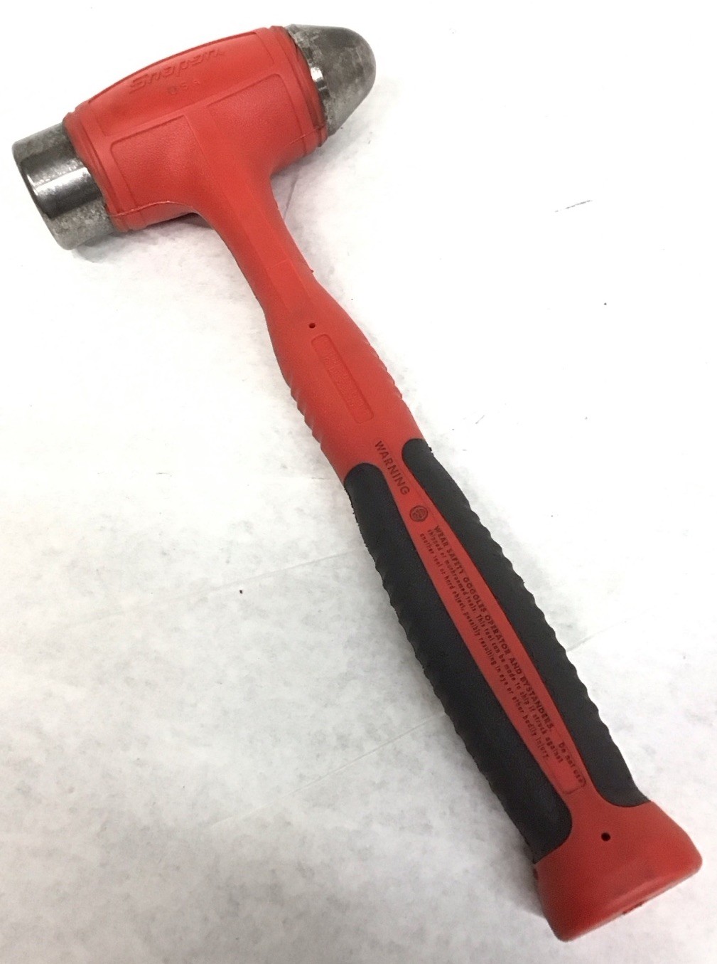 Snap-On Tools HBBD32 Red Ball Peen Dead Blow Hammer 32 Ounce. USA