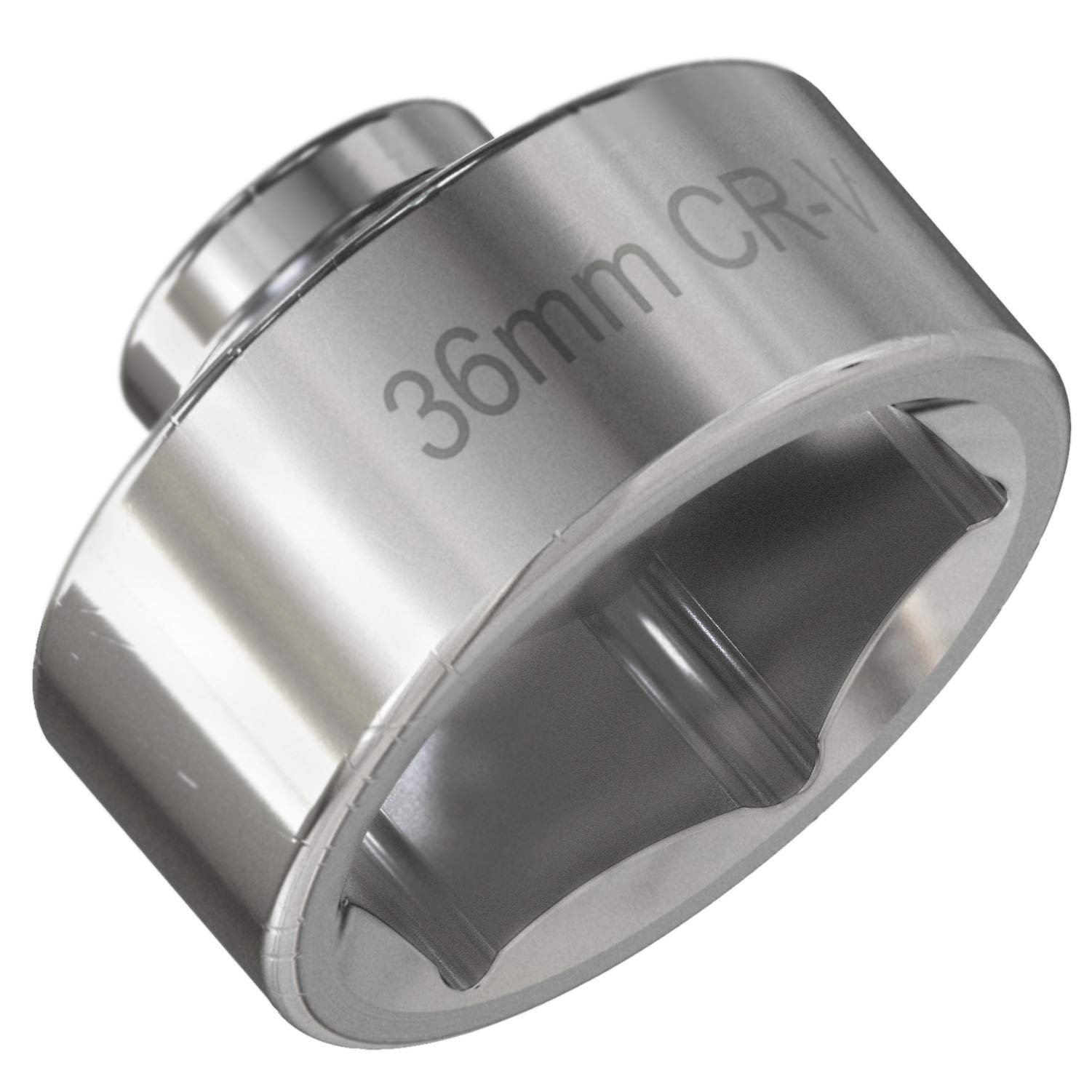 ATLIN 36mm Oil Filter Socket – Fits Some Ford F250, BMW, Mini, Volvo, Silver