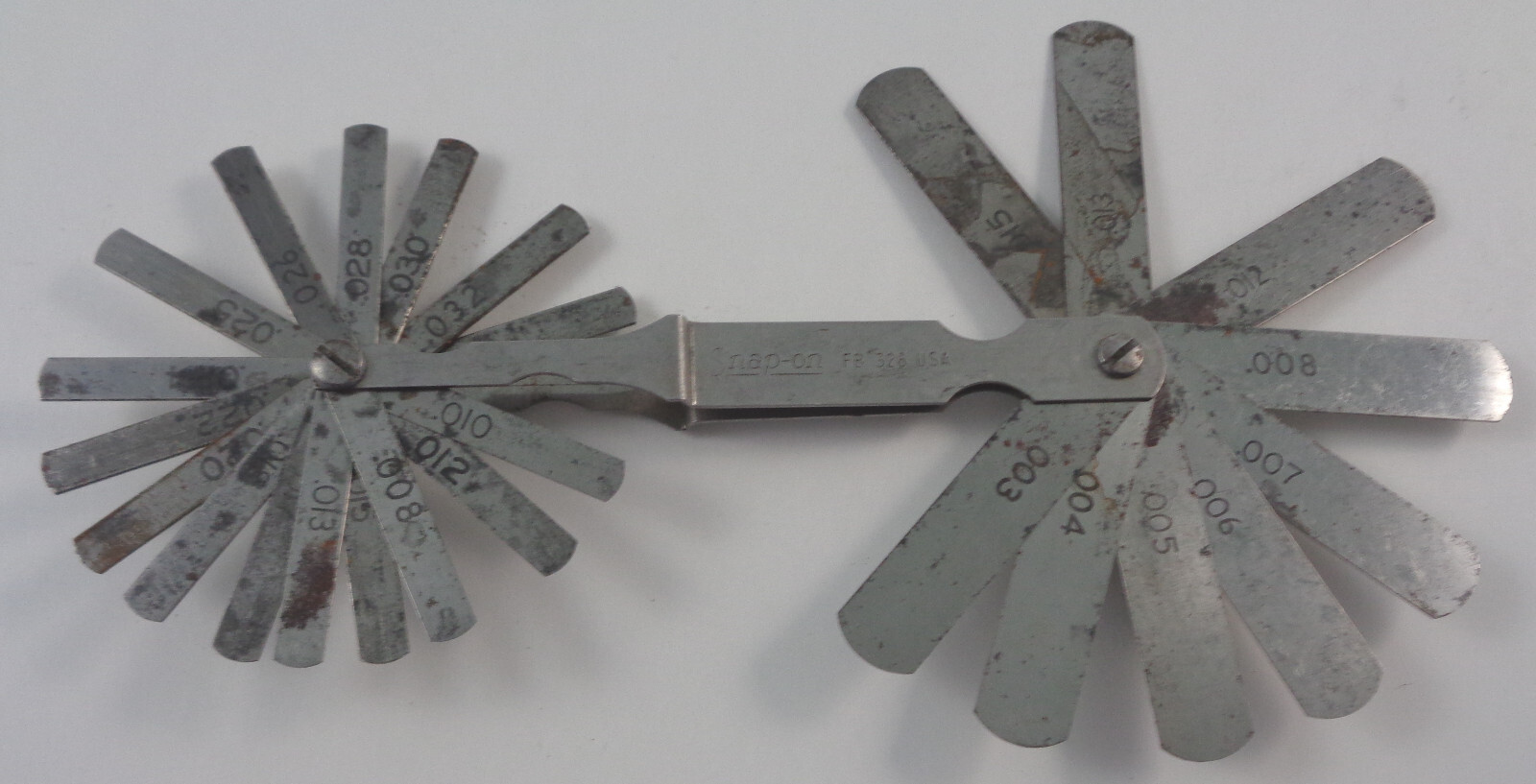 Snap-on USA FB 326 feeler gauge: 25 blades