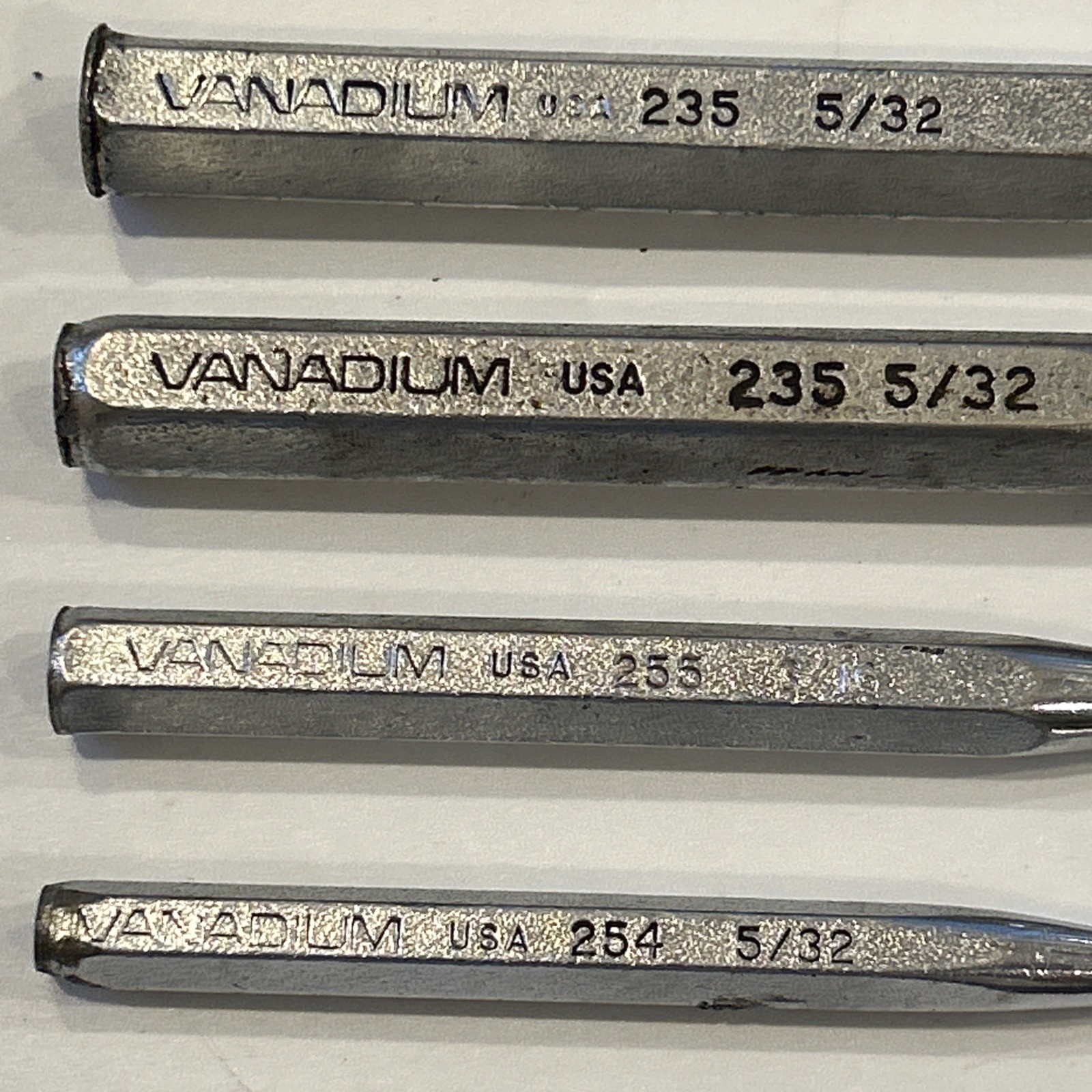 Vanadium USA Tool Company 9pc Chisel & Drift Punch Set