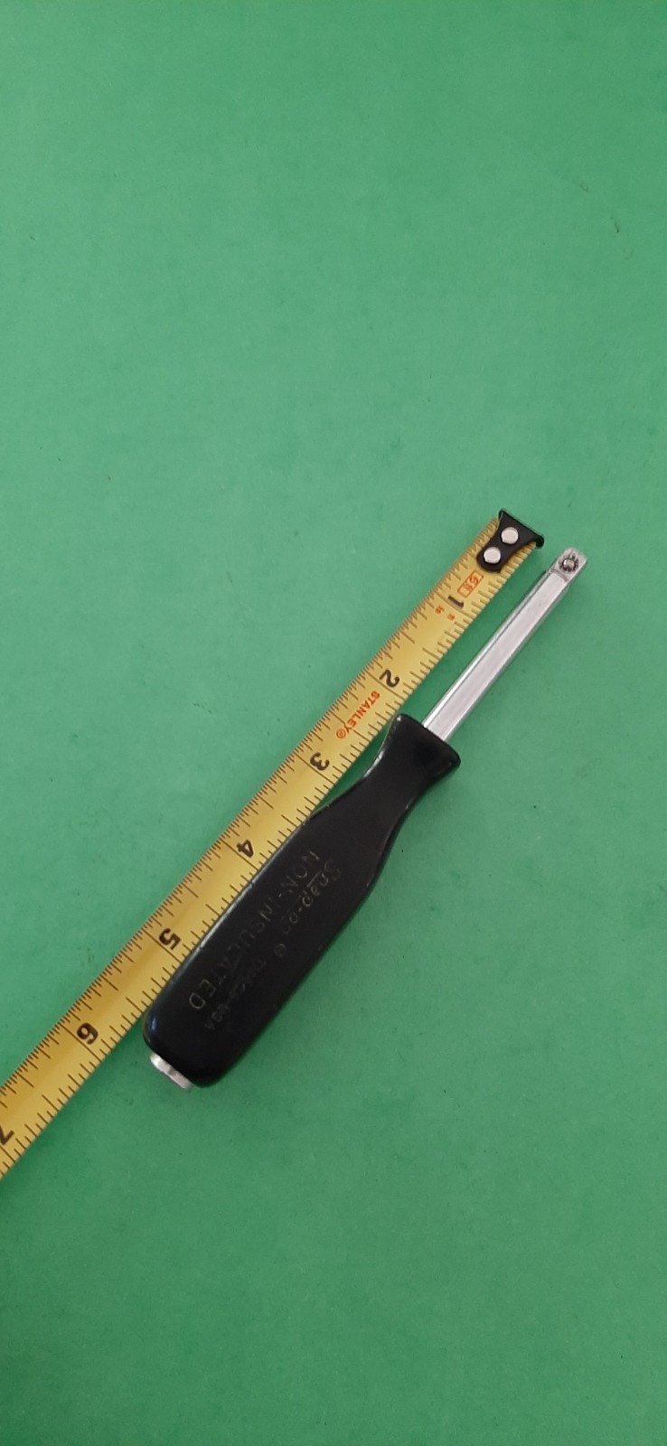 Snap-on Tools USA TM4CS 1/4” Drive Spinner Black Hard Handle w/ Extension 715