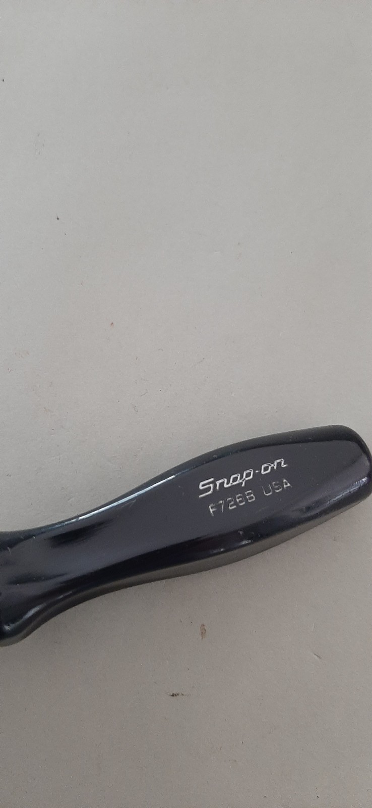 Snap-on Tools F726B 3/8″ Drive Ratchet Black Hard Handle USA Read Descript 607