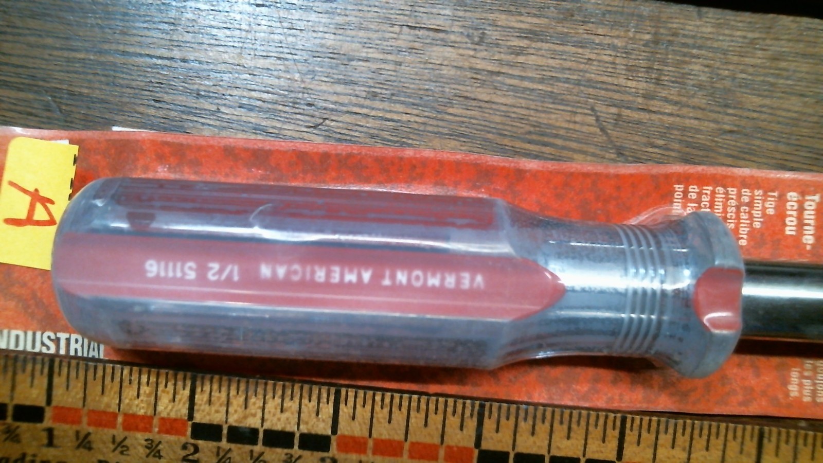 LOT A NEW OLD STOCK VERMONT AMERICAN 1/2″ NUTDRIVER #51136 6 POINT USA
