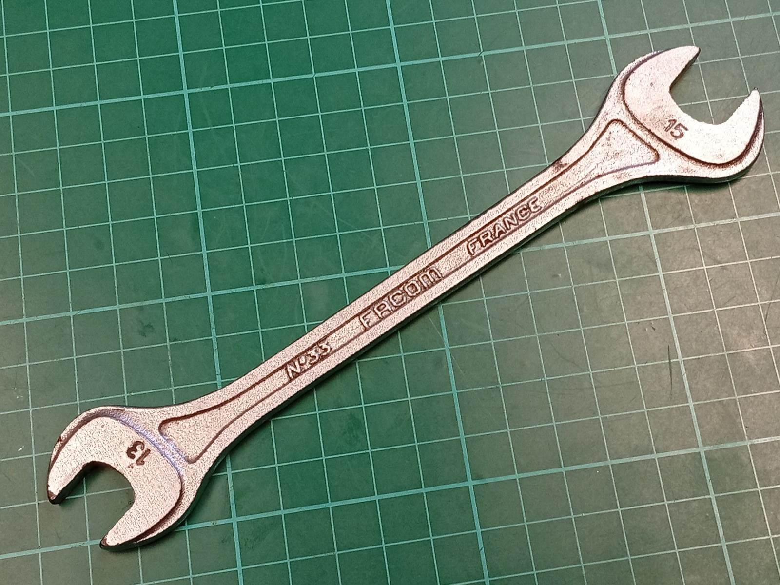 Facom No33, 13mm x 15mm, Vanachrome Scientific, Open Ended Spanner, France