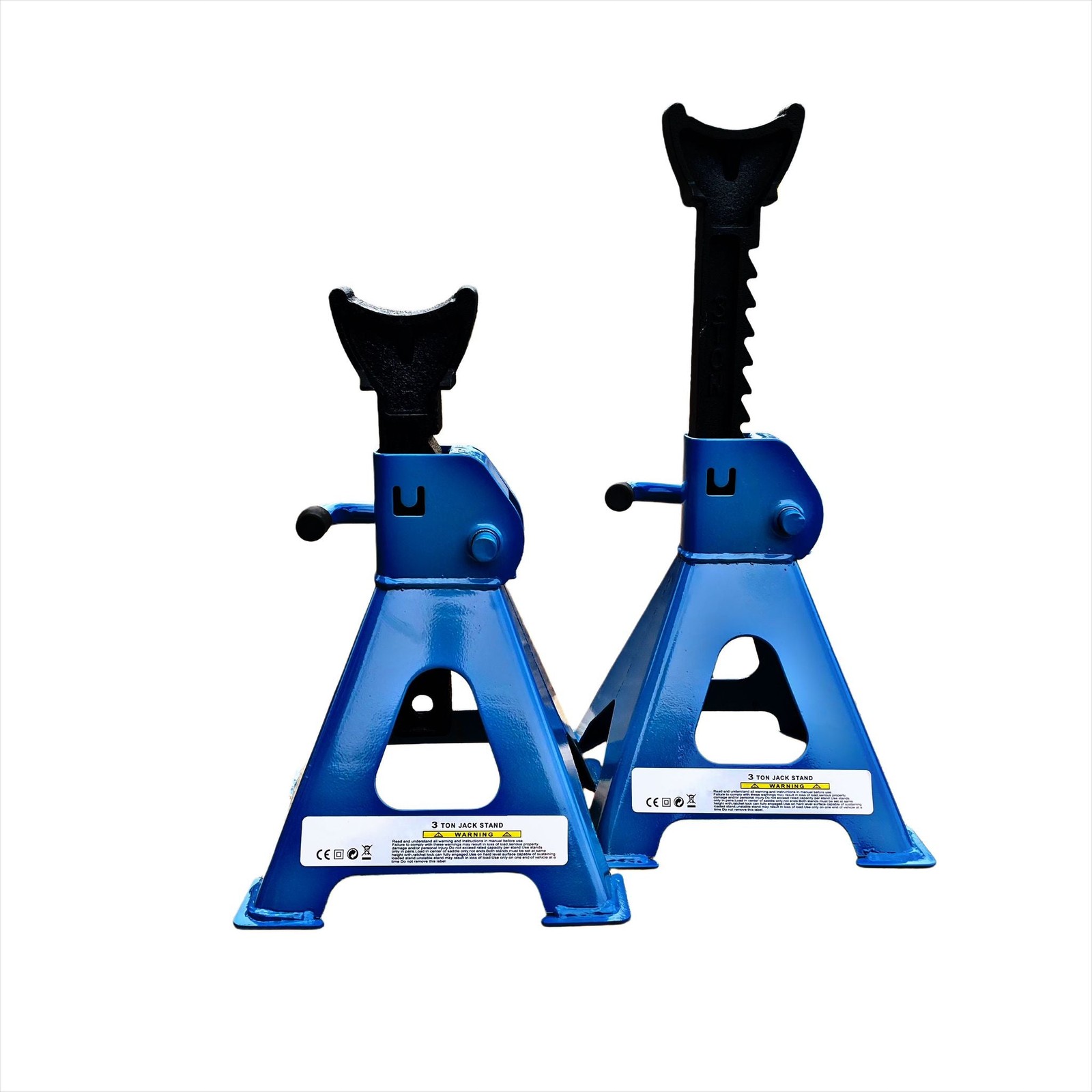 Steel Jack Stands, 3 Ton Capacity – 1 Pair DS1001
