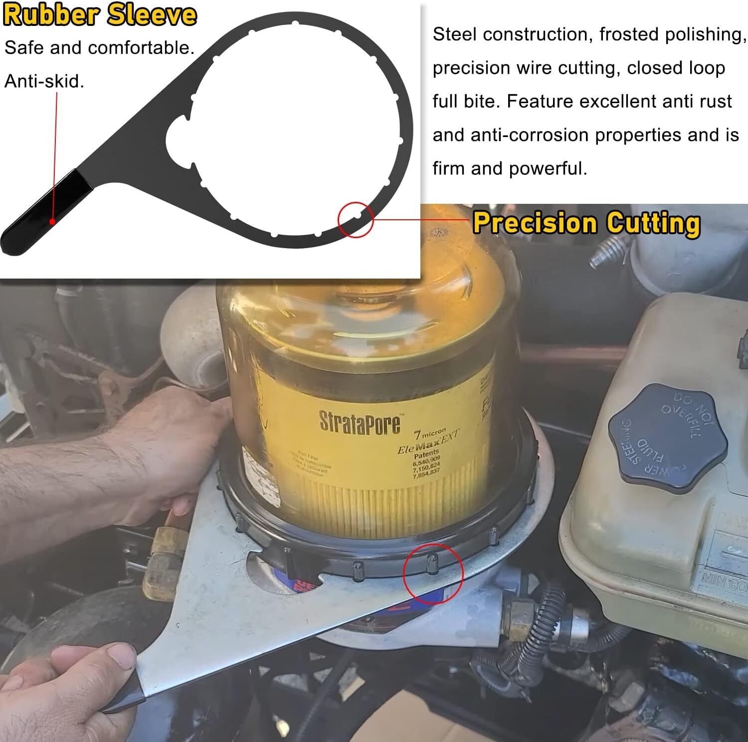 482017 Oil Fuel Filter Collar Vent Wrench for Davco Fuel Pro 482 & Shop Pro FXP