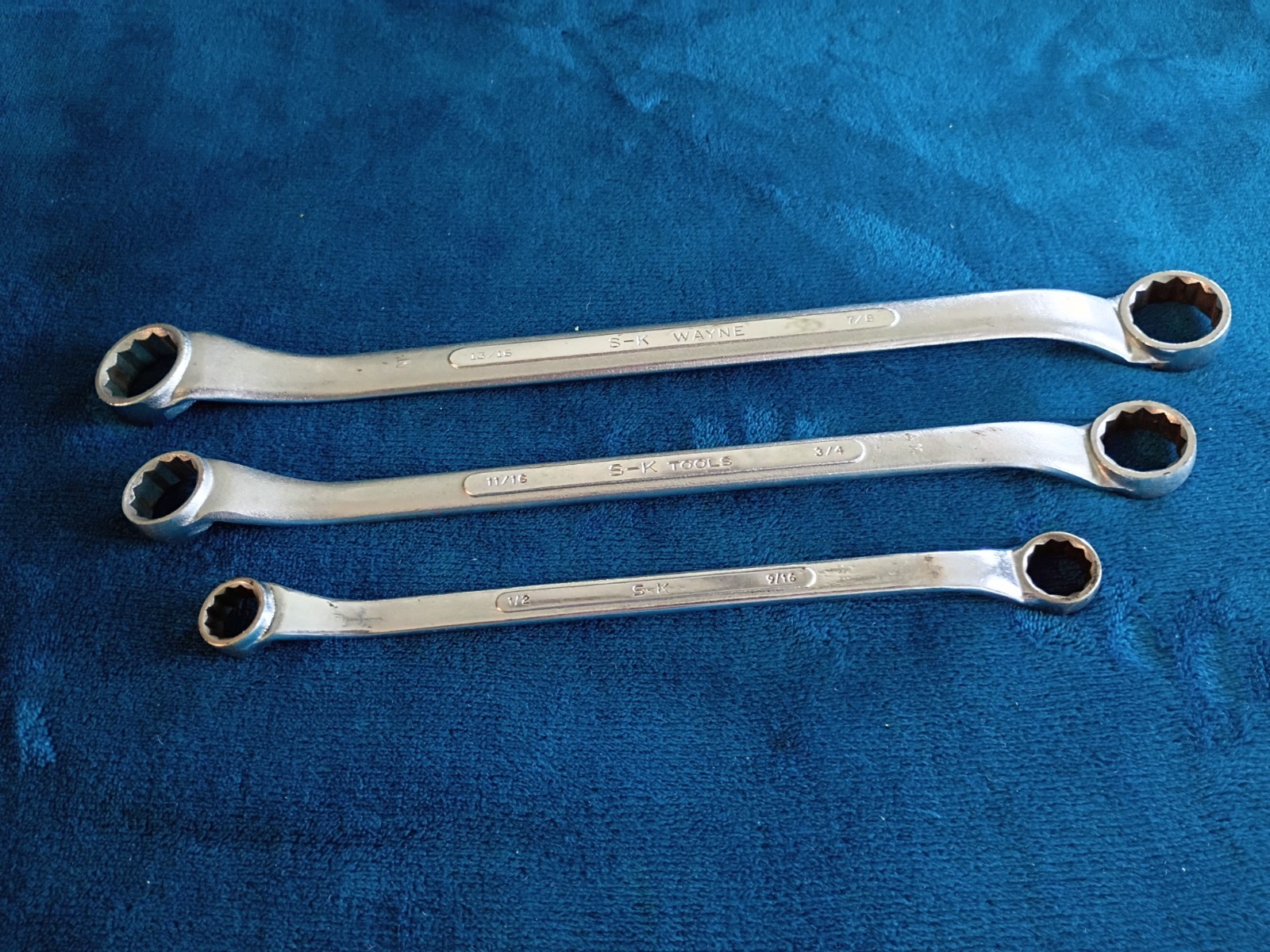 SK Tools Box Wrench Lot Of 3 B-2024, B2628, B1618