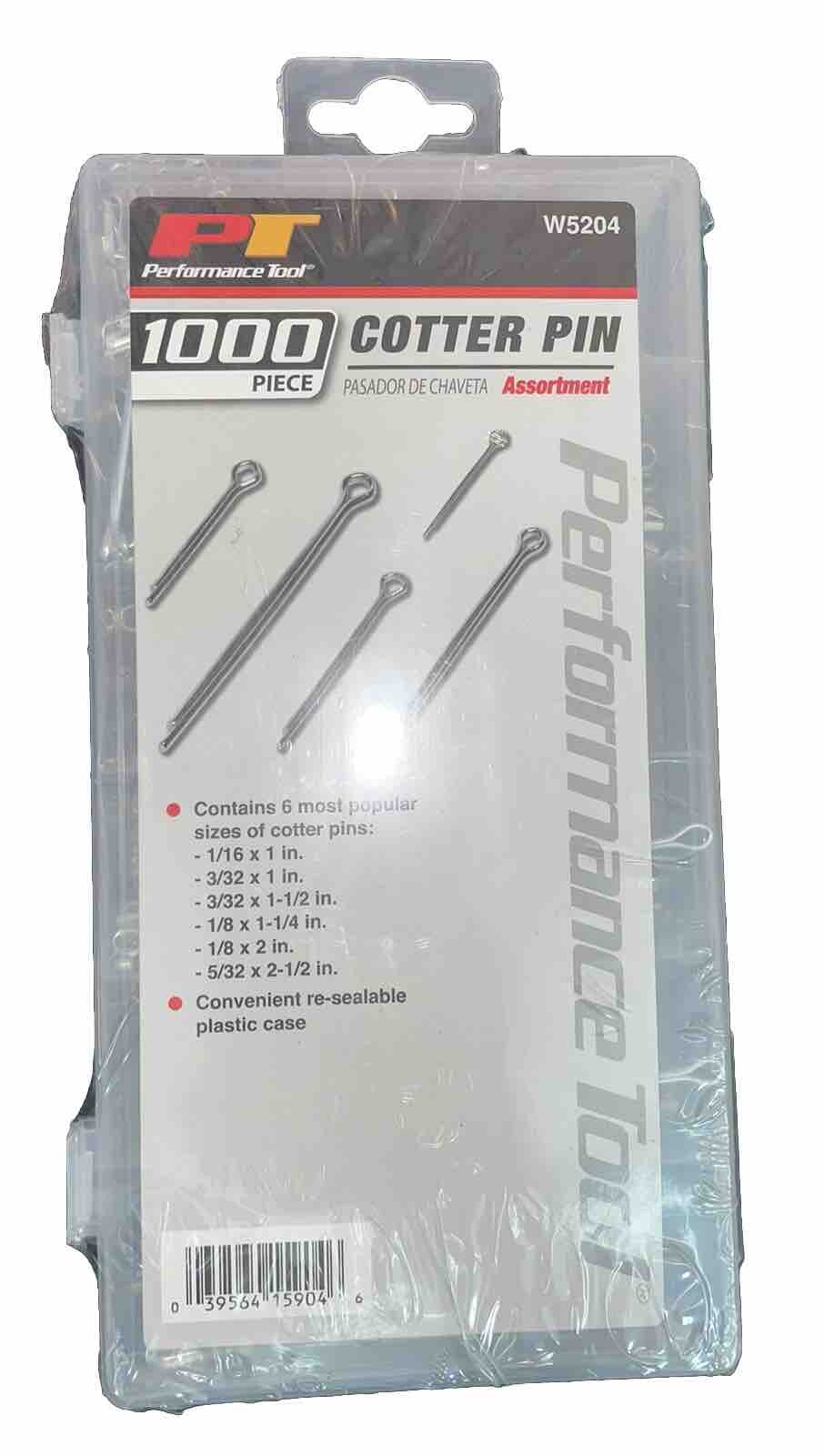Performance Tool W5204 1000 Piece Cotter Pin Assortment