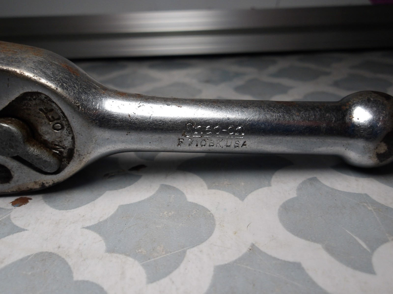 Snap-On 3/8″ Stubby Mini Ratchet 4″ F710BK