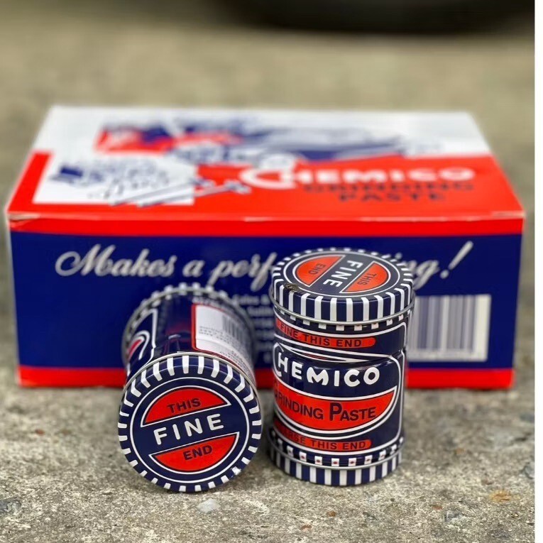 Chemico Valve Grinding Paste Fine & Coarse Double End Tin Valve Cleaning 100 g.