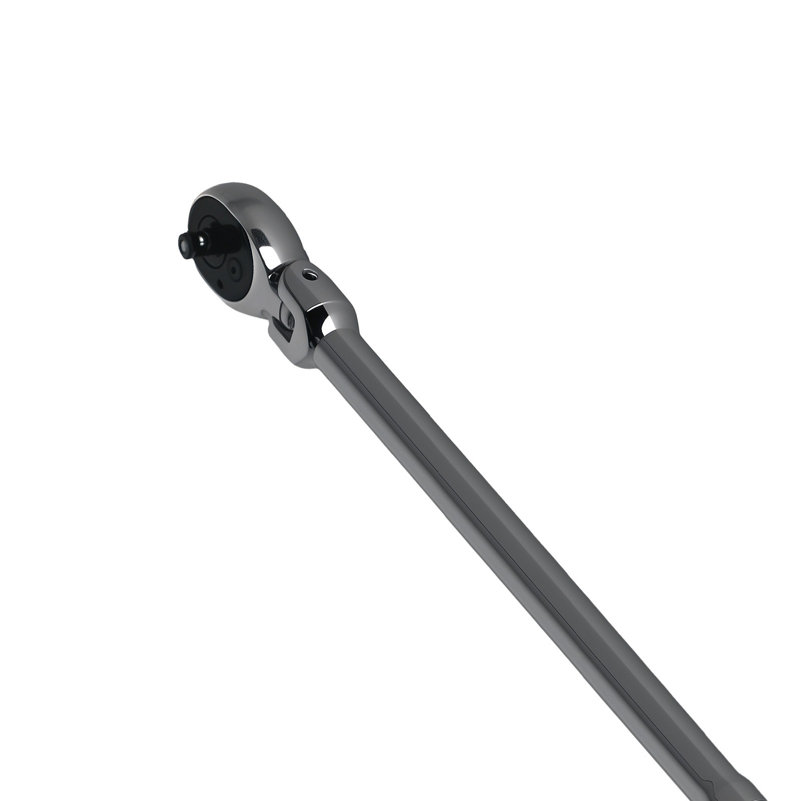 1/4in Drive Flexi Ratchet 72-Tooth Quick Release 12in Long Handle 5° Arc