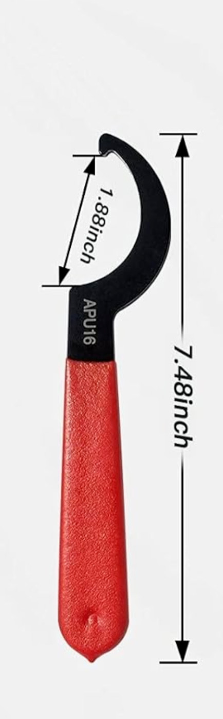 Hook Spanner Wrench Size 7.4 inch Long
