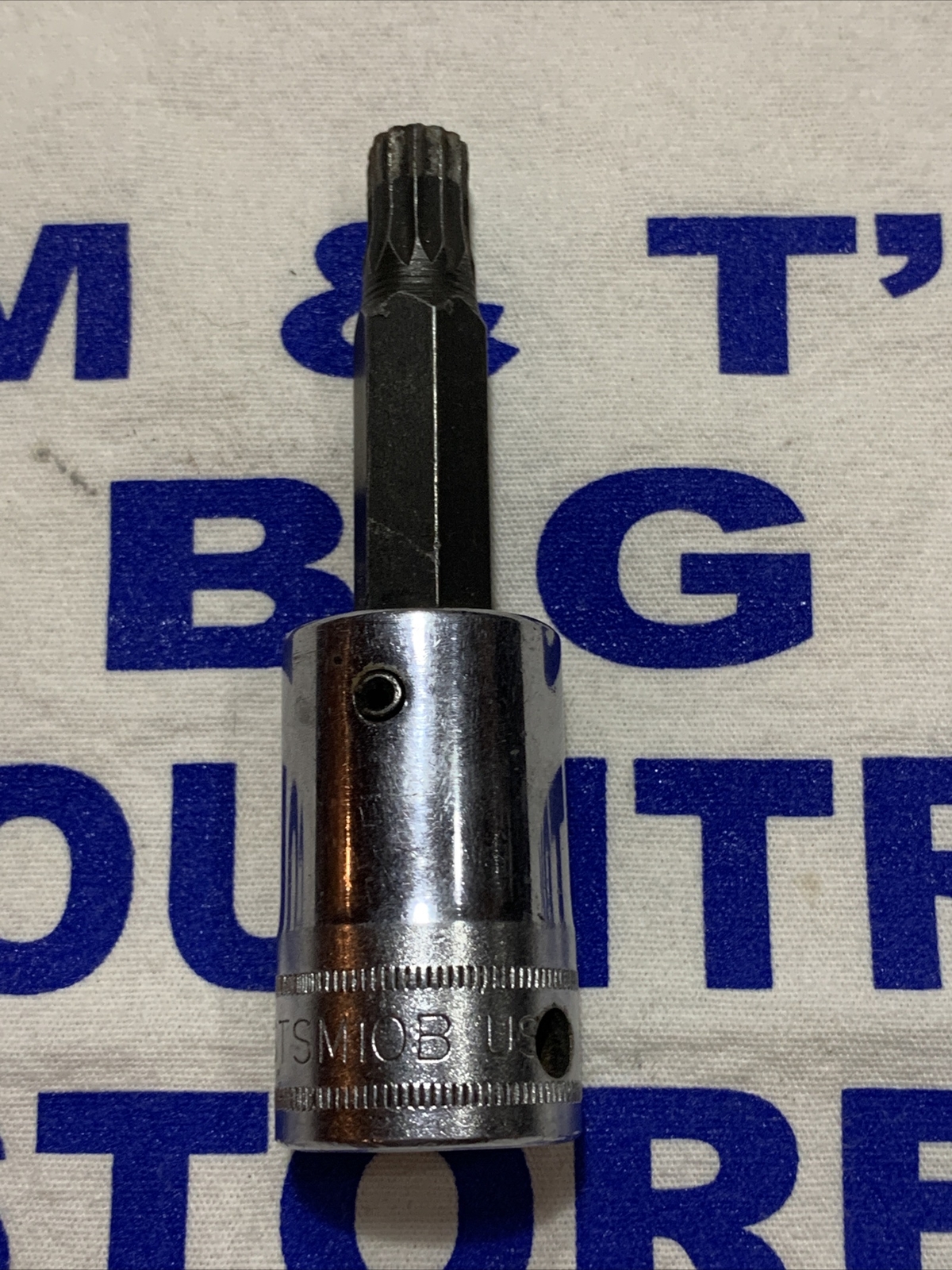 Snap-on 1/2″ Dr Metric 10mm Standard Triple Square Bit Socket Driver STSM10B