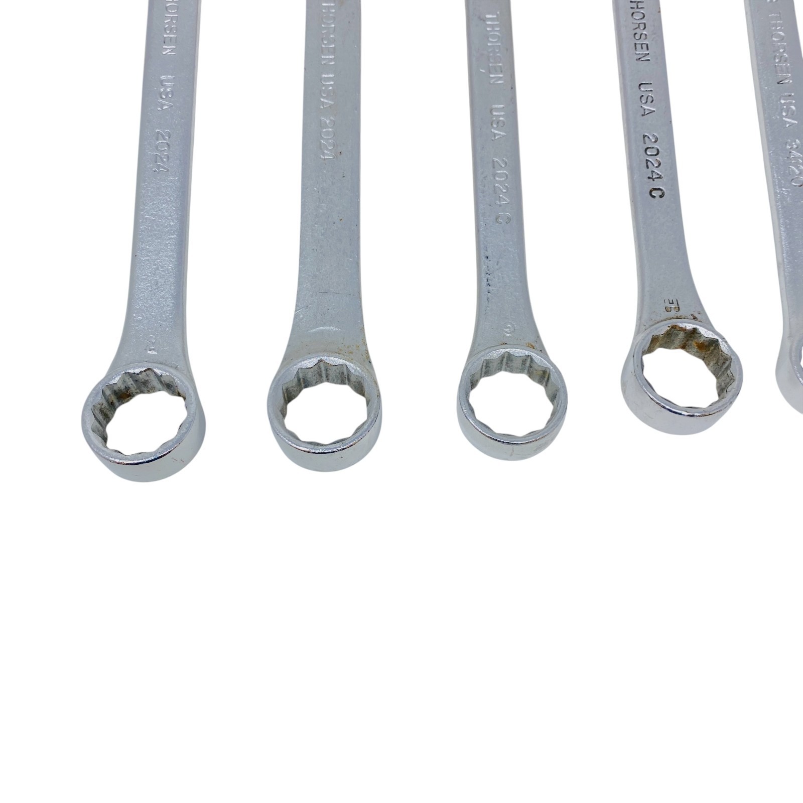 Thorsen USA Combination Wrench Lot SAE Mechanics Hand Tools Set, 10 Pcs