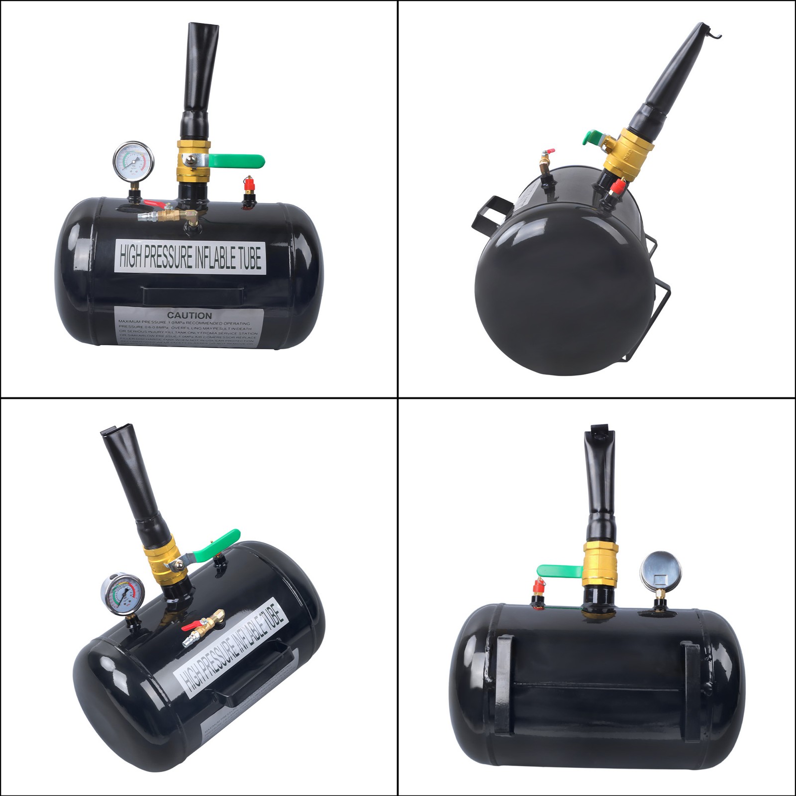 Labwork 5Gallon Seating Inflator Truck ATV Air Tire Bead Seater Blaster Tool set