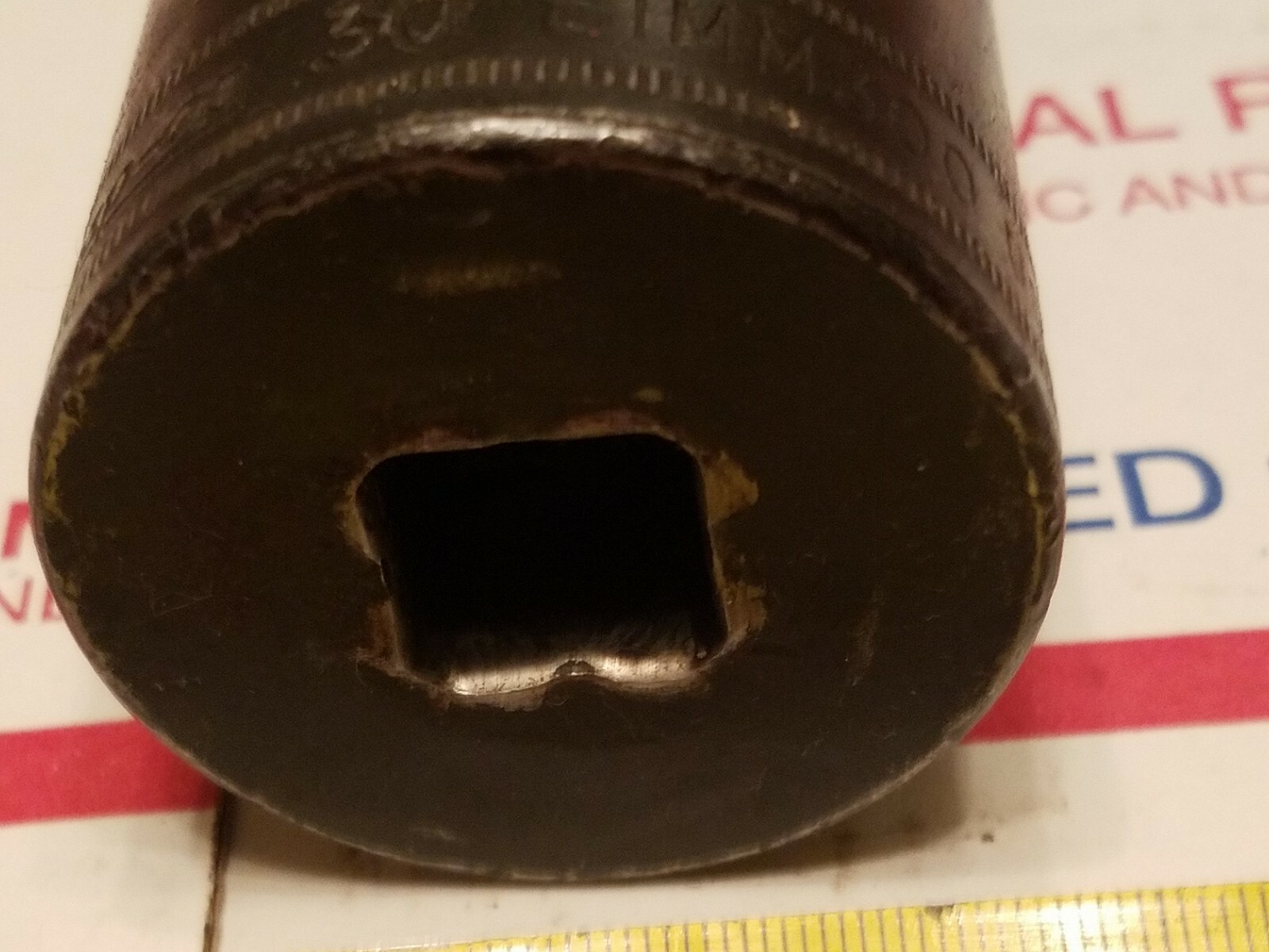 Snap On SIMM300 1/2″ Drive 30mm 6 Point Deep Impact Socket USA