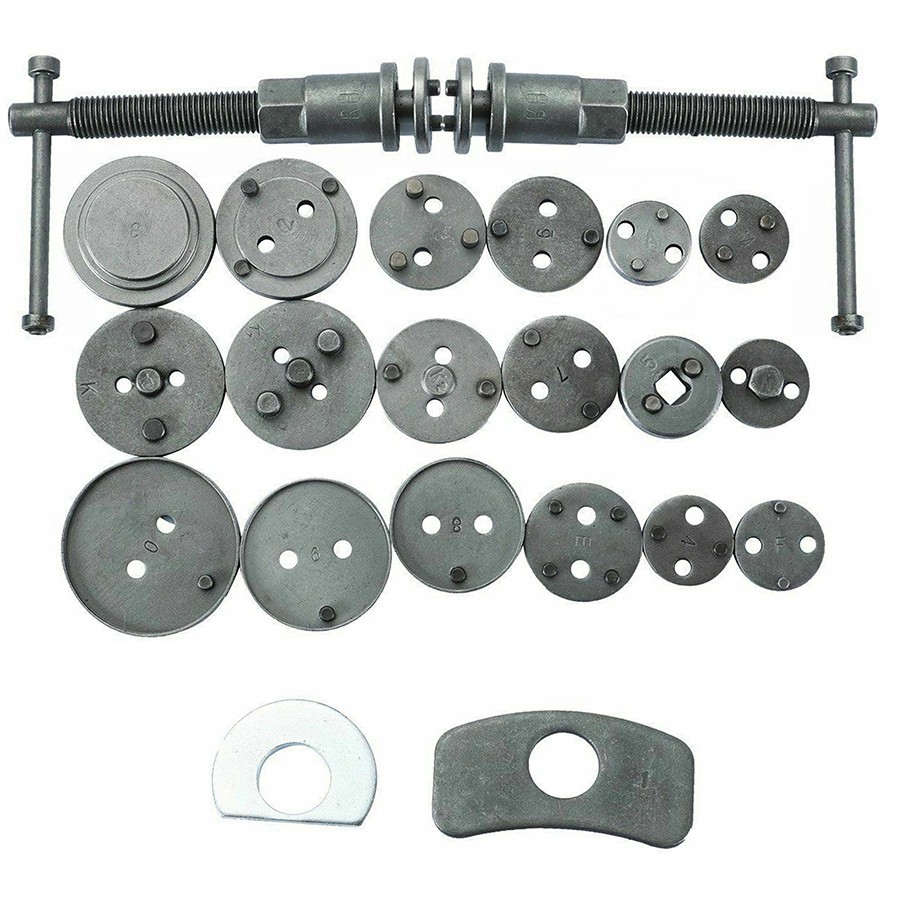 VLAND UNIVERSAL CAR DISC BRAKE CALIPER PISTON REWIND WIND BACK TOOL 22 PCS SET