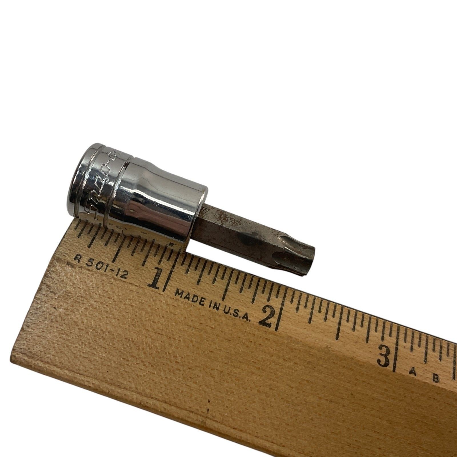 Snap-On Torx Bit Socket FTX45E 3/8″ Drive T45 Chrome USA As Pictured Pro Tool