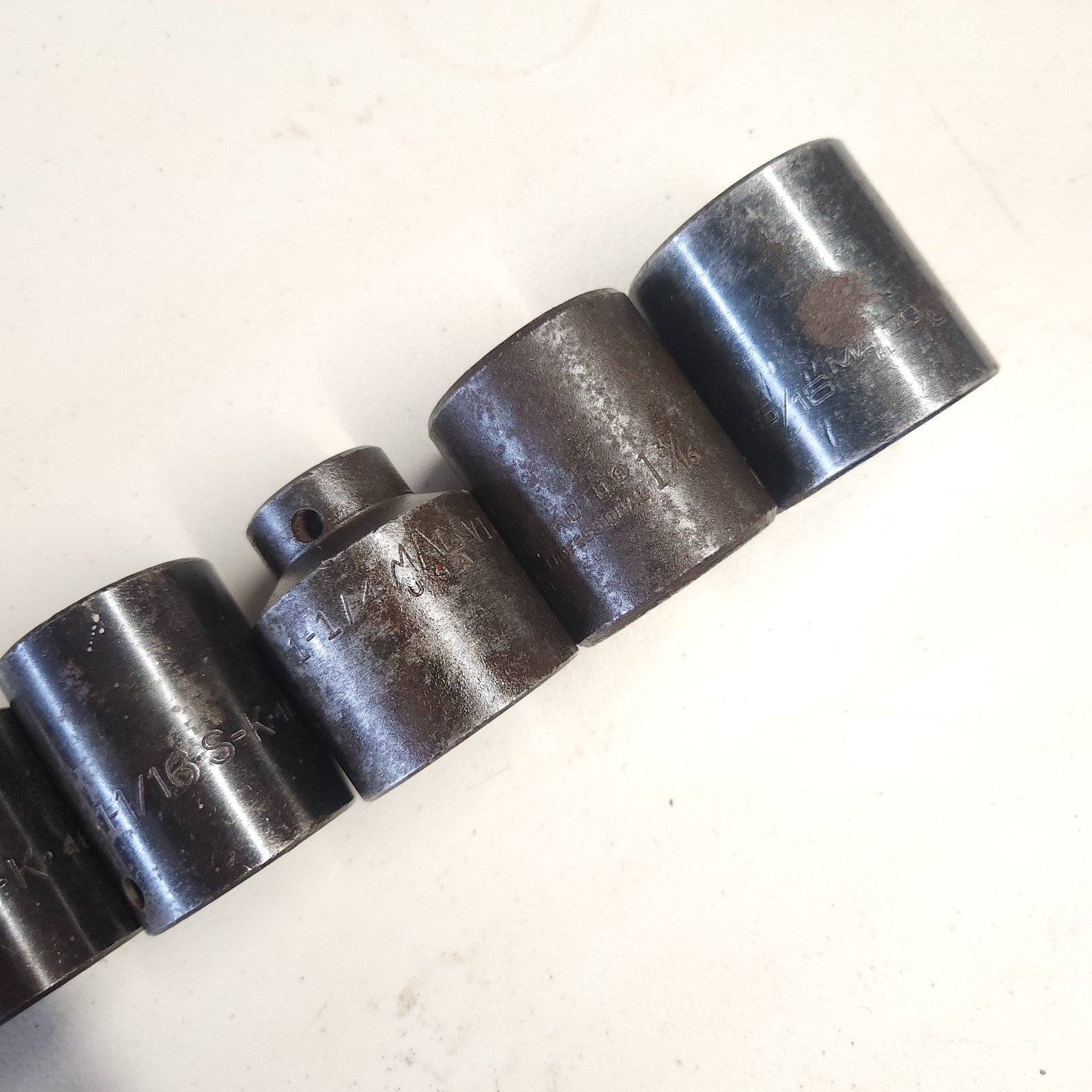 1/2″ Impact Sockets SK, Mac, Matco SAE 3/8″ to 1-5/16″ 6pt USA Made