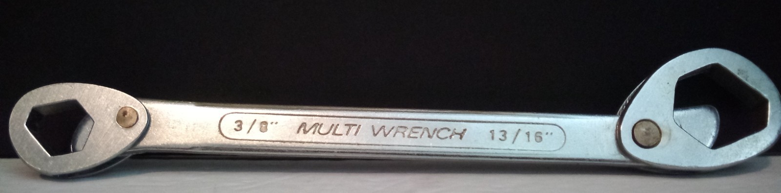 Chrom Vanadium Multi Wrench 3/16″ & 13/16″SAE / 9-14mm & 15-22mm Metric