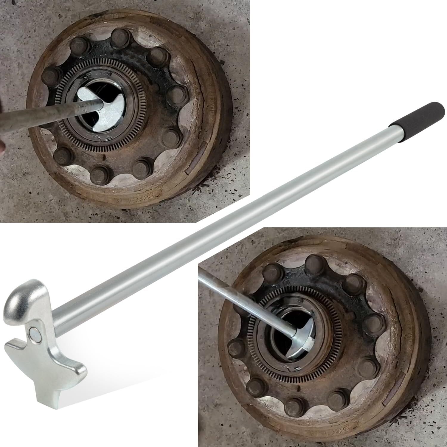 Trailer & Truck Steering Axles Tool 5085 Hub Oil Seal Puller Remover 28″ Long