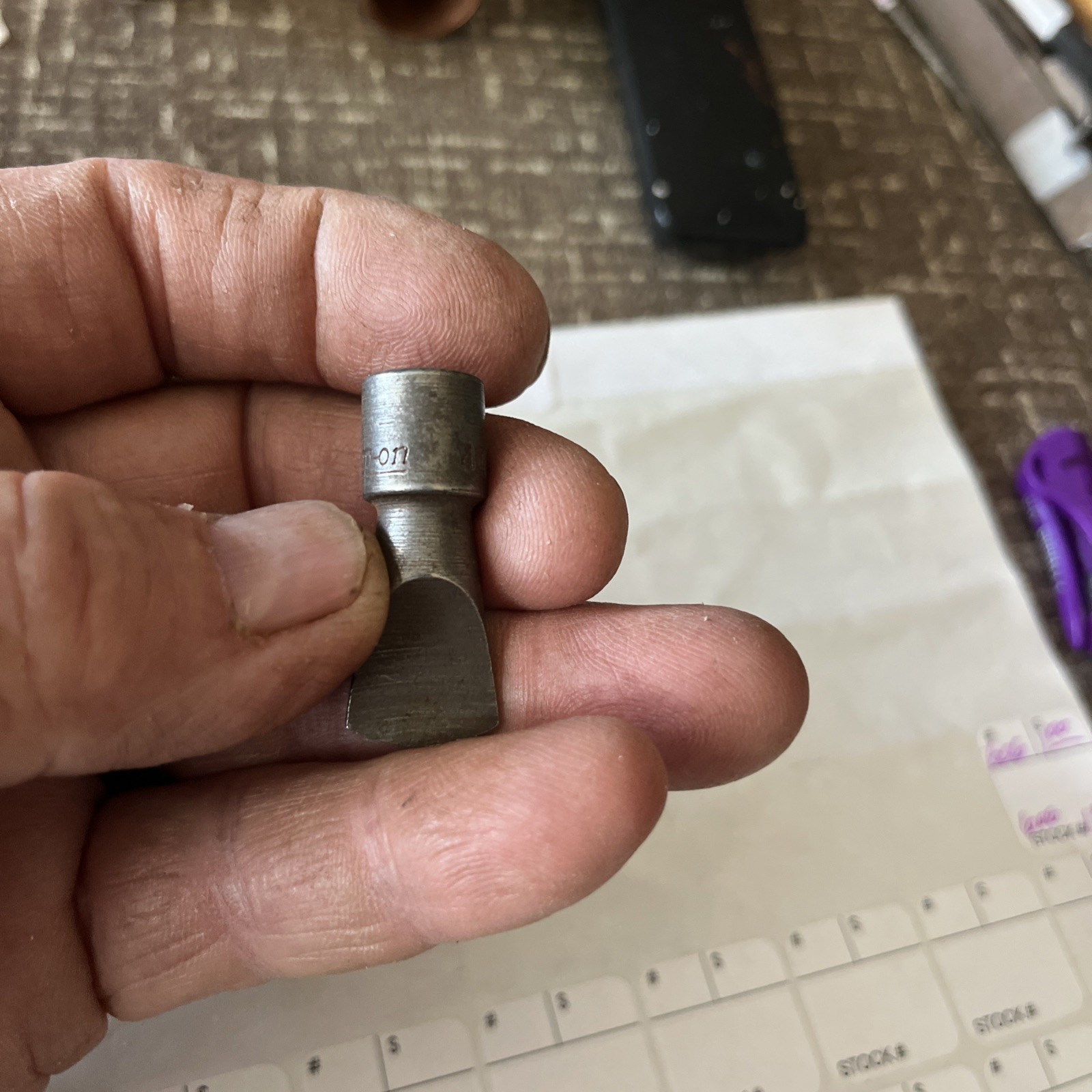 Vintage Snap-On 1/4” Dr. Drag link Socket 44B8813