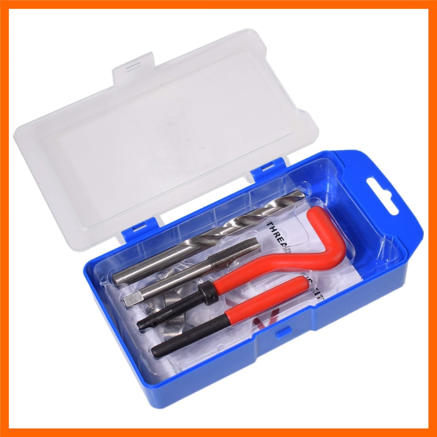 M12 X 1.75 Thread Repair Kit, Metric Helicoil Kit with HSS Drill Bit, 10PC Wi…