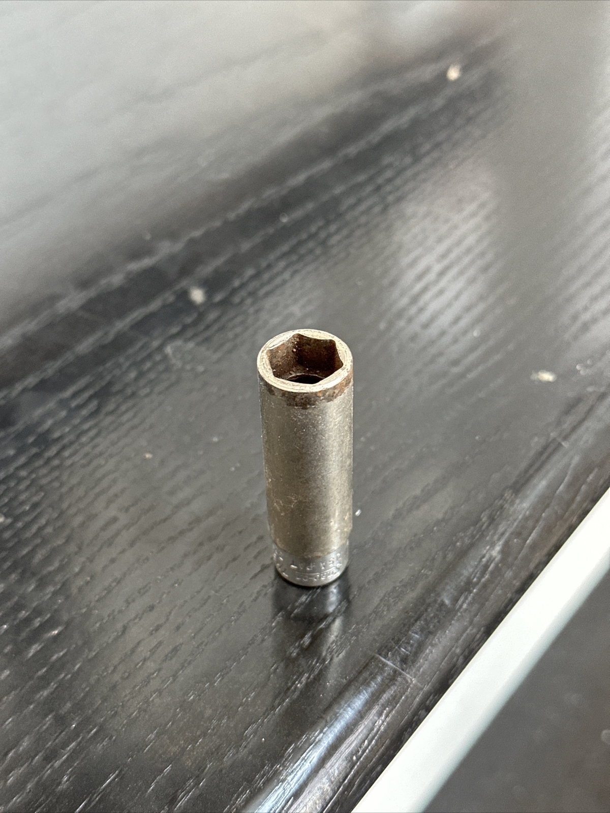 Snap-on Tools STM14 1/4″ Drive 7/16″ SAE 6 Point Deep Chrome Socket – USA
