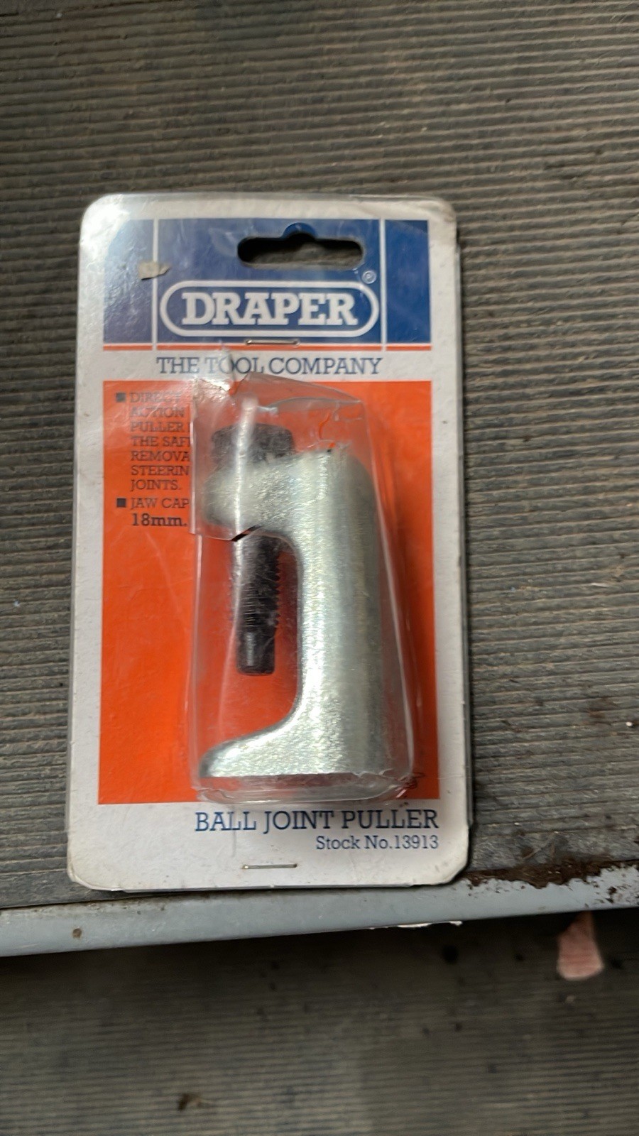 Draper 1x 19mm Capacity Ball Joint Puller Garage Professional Standard Tool